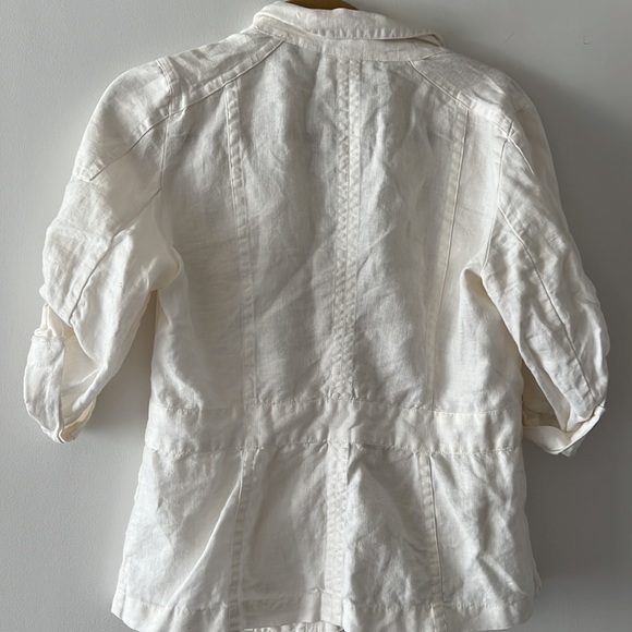 Chico's Linen jacket or shirt - safari mood - size 0 - Picture 5 of 11